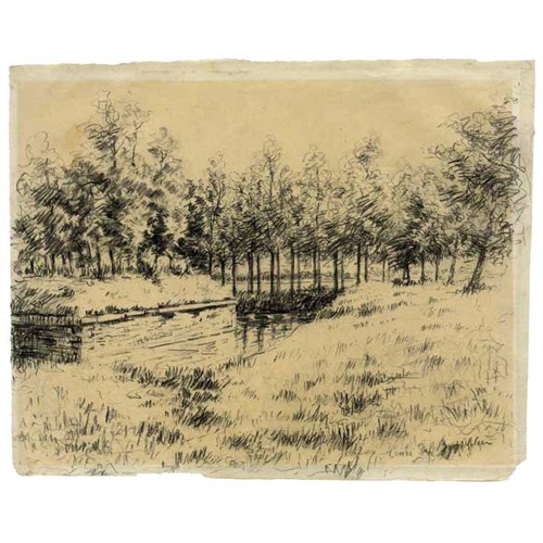 Zicht op vesting Antwerpen